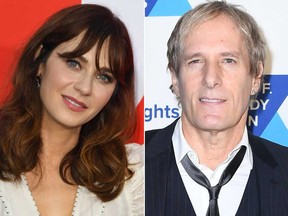 Zooey Deschanel and Michael Bolton.