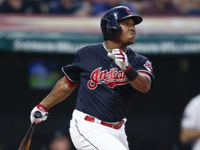 Cleveland Indians third baseman Jose Ramirez (Photo by Ron Schwane/Getty Images)