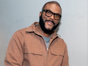 Tyler Perry attends 'Tyler Perry visits the SiriusXM Hollywood studios in Los Angeles' at SiriusXM Studios on October 8, 2019 in Los Angeles.