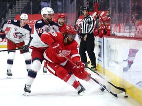 Marc Staal of the Detroit Red Wings might be a trade target for the Maple Leafs.