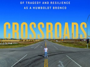 The cover of Kaleb Dahlgren's new book, Crossroads, being released Tuesday. Dahlgren was one of the survivors of the Humboldt Broncos bus crash.