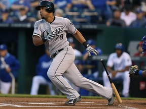 Chicago White Sox first baseman Jose Abreu (Photo by Ed Zurga/Getty Images)