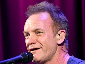 Singer/songwriter Sting performs onstage at the GRAMMY Museum on October 26, 2016 in Los Angeles, California.