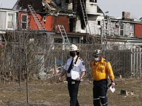 The investigation continued March 23, 2021 Tuesday into the cause of the fatal fire on Olive Ave. in Oshawa.