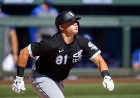 Top prospect Andrew Vaughn of the White Sox is now all but a lock to make the opening day roster after Eloy Jimenez suffered a torn pectoral muscle. (Mark J. Rebilas/USA TODAY Sports)