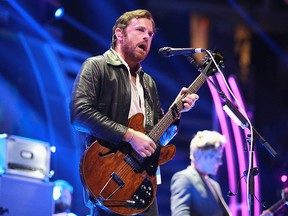 Caleb Followill of Kings of Leon performs onstage during the 2017 iHeartRadio Music Festival at T-Mobile Arena on September 23, 2017 in Las Vegas.
