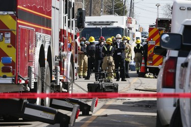Fatal fire on Olive Ave in Oshawa on Monday March 22, 2021. Veronica Henri/Toronto Sun/Postmedia Network