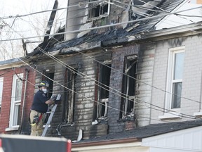 Fatal fire on Olive Ave. in Oshawa on Monday, March 22, 2021.