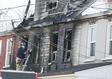 Fatal fire on Olive Ave. in Oshawa on Monday, March 22, 2021.
