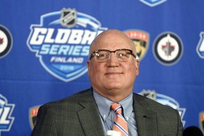 Bill Daly, the NHL’s deputy commissioner, says the league has time to figure out what to do when the winner of the North Division has to travel to the United States, and vice versa, in the playoffs. AP PHOTO