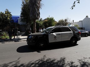 LAPD police car.