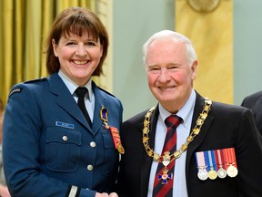 Brigadier-General Frances Jennifer Allen was inducted as an officer of the Order of Military Merit by Governor General and Commander-in-Chief of Canada David Johnston on March 6, 2017.