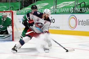 The Leafs are looking for another forward at the trade deadline. Would rugged Blue Jackets captain Nick Foligno fit the bill? GETTY IMAGES