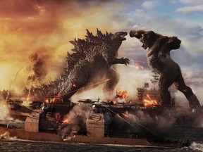 Godzilla battles ape nemesis King Kong in the new monster movie Godzilla vs. Kong.