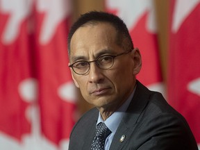 Deputy Chief Public Health Officer Howard Njoo is seen  during a news conference Thursday January 14, 2021 in Ottawa. 

during a news conference Thursday January 14, 2021 in Ottawa. THE CANADIAN PRESS/Adrian Wyld ORG XMIT: 20210114ajw109