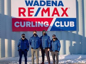 Team Dunston at the Wadena Curling Club.