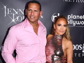 Jennifer Lopez and Alex Rodriguez are seen in this 2018 file photo.
