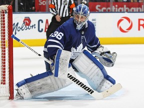 After picking up an OT win against the Edmonton Oilers on Saturday, Maple Leafs goalie Jack Campbell was given a maintenance day on Sunday and didn't practise with the team.