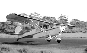 The Aeronca plane similar to the one Mona Sager flew when she was in her teens – photo Bill Larkins