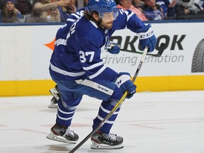 Maple Leafs blue-line hopeful Timothy Liljegren was a plus-2 in the Toronto Marlies' 3-0 victory over the Belleville Senators last night at Coca-Cola Coliseum.