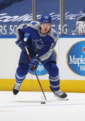 Maple Leafs centre Auston Matthews is Michael Traikos’ pick for the Hart Trophy so far. GETTY IMAGES