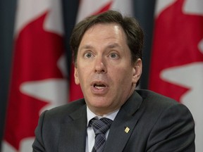 B'nai Brith Canada chief executive officer Michael Mostyn is seen here in a file photo taken in Ottawa in April 2019.
