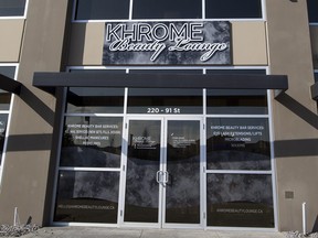 Police estimate about 200 people took part in an illegal party at Khrome Beauty Lounge in southeast Edmonton early Sunday.