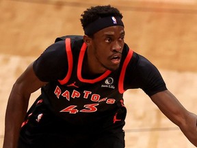 Pascal Siakam and the Toronto Raptors take on the Houston Rockets Monday night. USA TODAY
