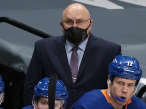Could New York Islanders head coach Barry Trotz be the bench boss of the Canadian Olympic hockey team in 2022? GETTY IMAGES