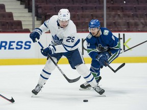 Salary-cap considerations had the Maple Leafs putting bottom-six forward Jimmy Vesey on waivers Tuesday.
