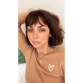 Ana de Armas posted this image on her Instagram Story, sparking speculation on her relationship status.