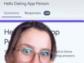 Kennedy Calwell, 24, created a Google Form to filter out dating matches based on their answers.