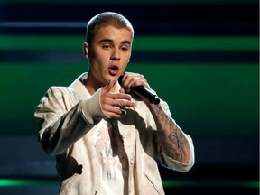 Singer Justin Bieber performs a medley of songs at the 2016 Billboard Awards in Las Vegas, Nevada, U.S., May 22, 2016.