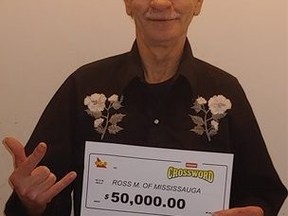 Ross McDonald of Mississauga won $50,000