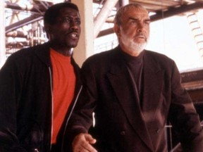 Wesley Snipes, left, and Sean Connery in "Rising Sun."