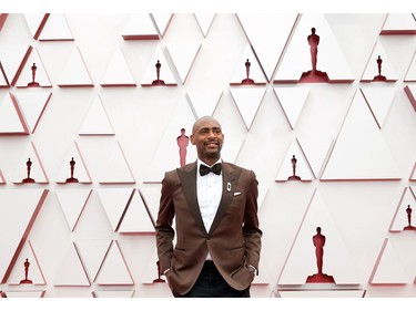 LOS ANGELES, CALIFORNIA – APRIL 25: (EDITORIAL USE ONLY) In this handout photo provided by A.M.P.A.S., Charles D. King attends the 93rd Annual Academy Awards at Union Station on April 25, 2021 in Los Angeles, California.