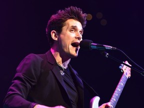 John Mayer, an American singer-songwriter and guitarist in concert at Rogers Place in Edmonton Tuesday, April 17, 2017.