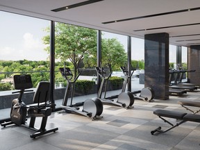 For many, condos are a lifestyle of choice. Seen here is the fitness room at Bayview-At-The-Village. SUPPLIED