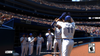 A digital Bo Bichette high-fives his teammates in MLB The Show 21.