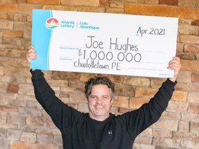 P.E.I. resident Joe Hughes at first thought he won $10,000, not the top $1-million prize.