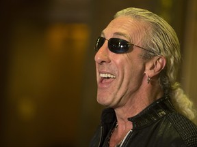 Dee Snider of Twisted Sister announces the "Rock and Roll Christmas Tale featuring Dee Snider" at the Winter Garden Theatre in Toronto, on Tuesday June 2, 2015.