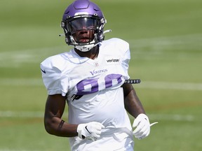 Jeff Gladney of the Minnesota Vikings looks on during training camp on August 19, 2020 at TCO Performance Center in Eagan, Minnesota. (Photo by /Getty Images)