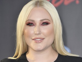 Hayley Hasselhoff attends the premiere of "Guardians of the Galaxy Vol. 2" in Los Angeles, Calif, April 20, 2017.
