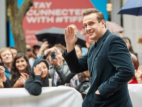 Jason Segel arrives for the premiere of "The Friend" during the 2019 Toronto International Film Festival on September 6, 2019, in Toronto.