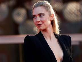 Actor Vanessa Kirby attends the premiere of the film "The World To Come" at the 77th Venice Film Festival, Sept. 6, 2020.