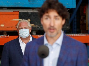 Ontario Premier Doug Ford and Canadian Prime Minister Justin Trudeau.