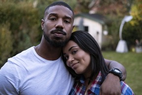 Michael B. Jordan and Lauren London in a scene from Without Remorse.