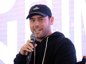Scooter Braun speaks onstage during the Hollywood Chamber of Commerce 2019 State of The Entertainment Industry Conference held at Lowes Hollywood Hotel on Nov. 21, 2019 in Hollywood, Calif.