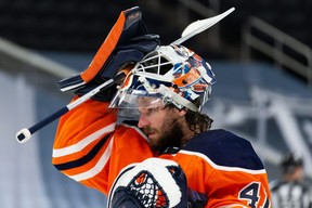As great as Connor McDavid has been for the Oilers, they will go only as far as goaltender Mike Smith takes them. Smith has been spectacular this season. IAN KUCERAK/POSTMEDIA