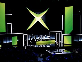 Head of Microsoft Xbox Phil Spencer speaks during the Microsoft Xbox E3 2017 media briefing in Los Angeles, Calif., June 11, 2017.